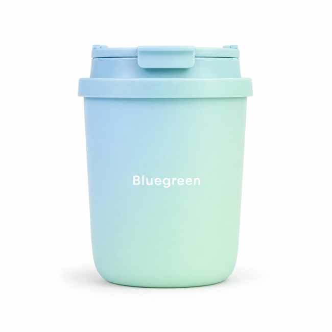 12oz Compact Stainless Steel Travel Coffee Cup | Bluegreen 12oz Compact Stainless Steel Travel Coffee Cup | Bluegreen