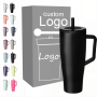 40oz Magnetic Lid 304 Stainless Steel Tumbler with Handle OEM
