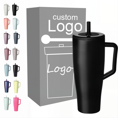 40oz Magnetic Lid 304 Stainless Steel Tumbler with Handle OEM