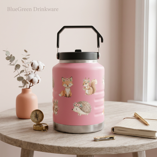 1500ml 304 Stainless Steel Carry Handle Vacuum Flask OEM