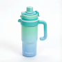 850ml Car Cup Holder Tumbler with Handle and Straw OEM