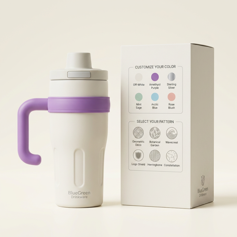 1000ml Stainless Steel Tumbler with Handle OEM