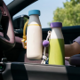 500ml Stainless Steel Milk Bottle with Straw and Strap OEM