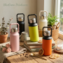1000ml 316L Stainless Steel Vacuum Jug with Bamboo Handle