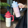 850ml Car Cup Holder Tumbler with Handle and Straw OEM
