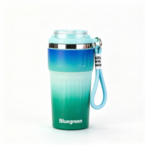 500ml Ceramic Lined Stainless Steel Coffee Cup OEM
