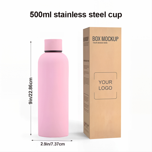 500ml Rounded Small Mouth Stainless Steel Water Bottle