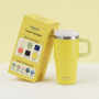 20oz Stainless Steel Tumbler with Handle and Straw Lid