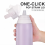 500ml Handle Bounce Lid Leakproof Stainless Steel Sports Flask OEM