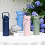 20oz/600ml Multi Lid Stainless Steel Vacuum Flask OEM