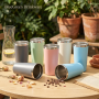 480ml Tapered 304 Stainless Steel Tumbler OEM