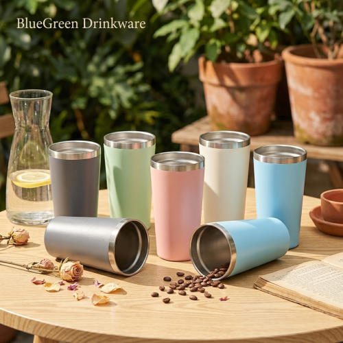 480ml Tapered 304 Stainless Steel Tumbler OEM