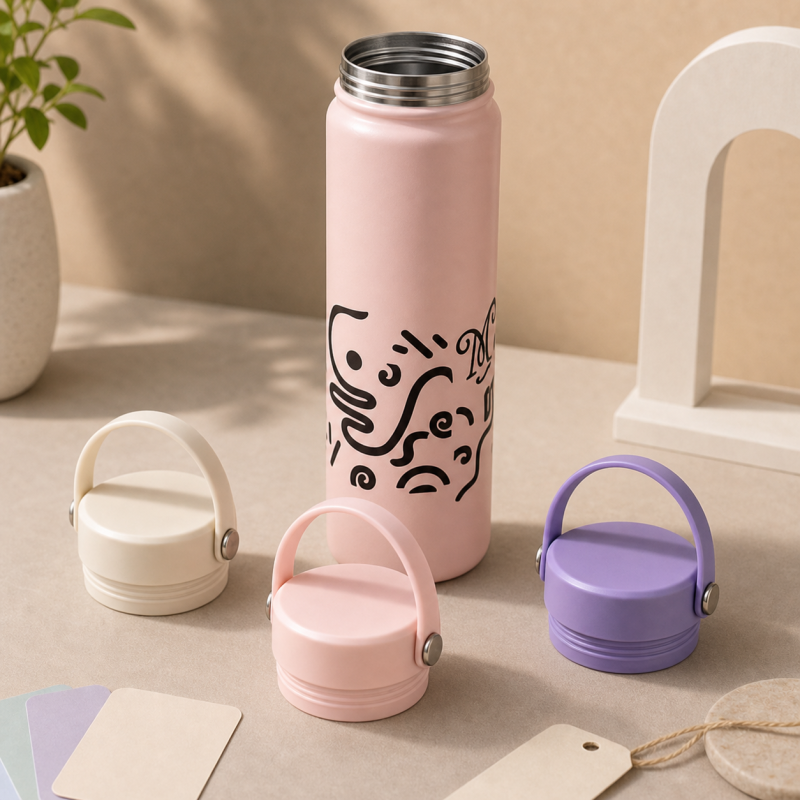 800ML/26oz Custom Portable Stainless Steel | Bluegreen