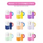 40oz Insulated Tumbler with Handle and Straw Lid
