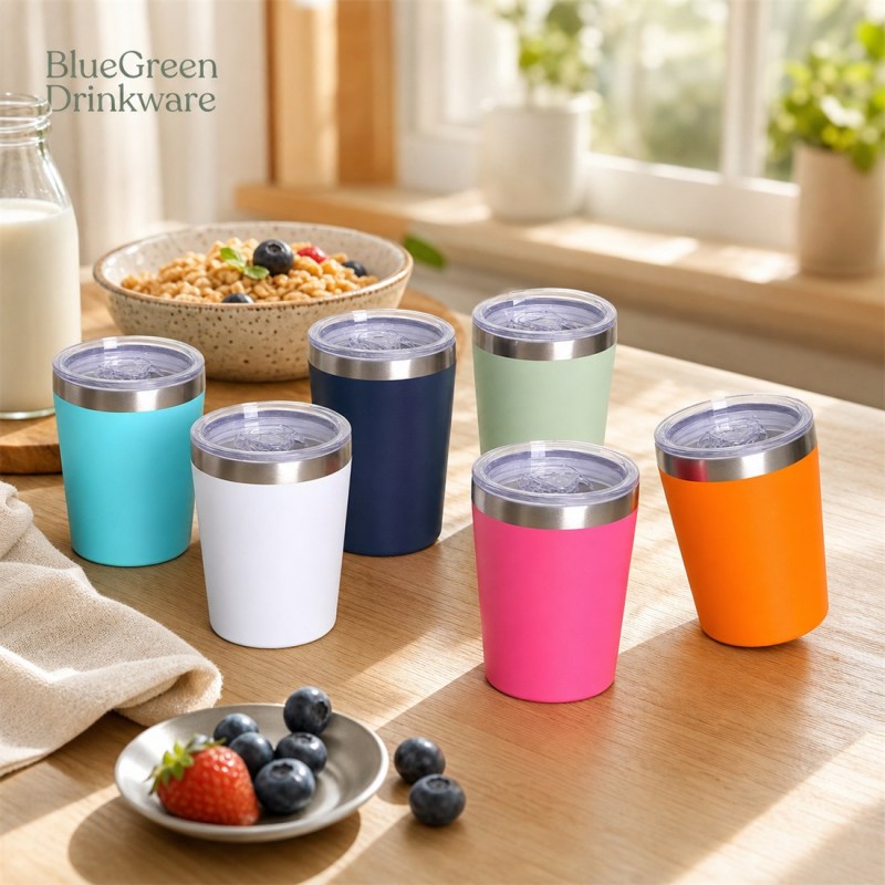 360ml Insulated Stainless Steel Cup with Slider Lid OEM