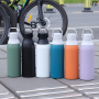 500ml Handle Bounce Lid Leakproof Stainless Steel Sports Flask OEM