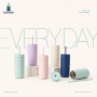 500ml Compact Stainless Steel Straw Tumbler | Bluegreen