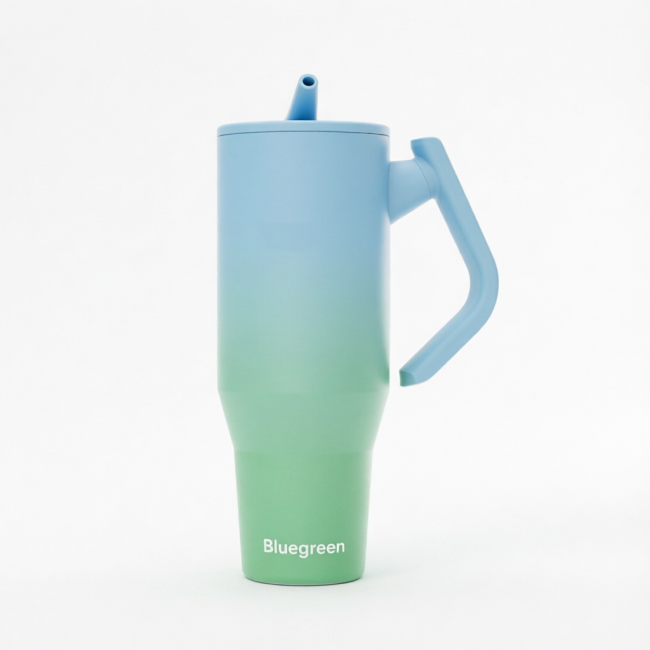 40oz Stainless Steel Tumbler with Rotating Handle 40oz Stainless Steel Tumbler with Rotating Handle