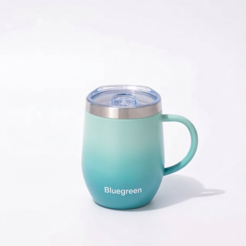 360ml Egg-Shaped Stainless Steel Coffee Cup with Handle 360ml Egg-Shaped Stainless Steel Coffee Cup with Handle