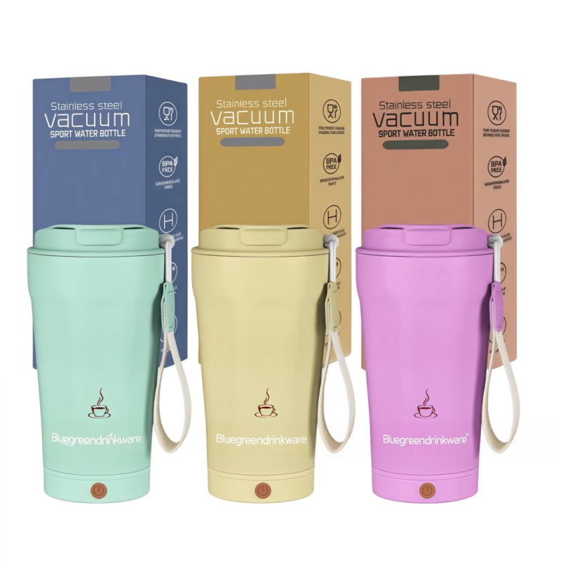 350ml Self Stirring Stainless Steel Coffee Cup with Type C