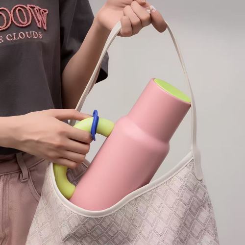 40oz Insulated Tumbler with Handle and Straw Lid