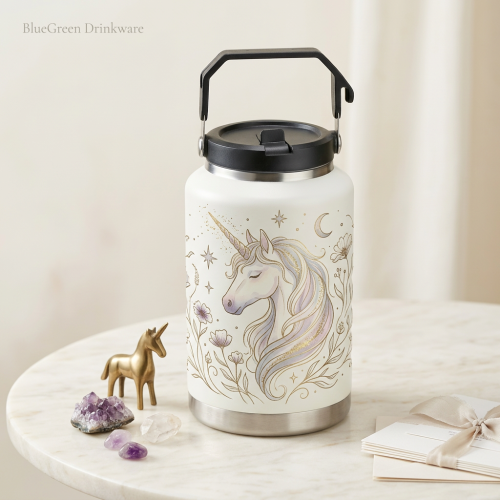 2000ml Stainless Steel Carry Handle Outdoor Flask OEM