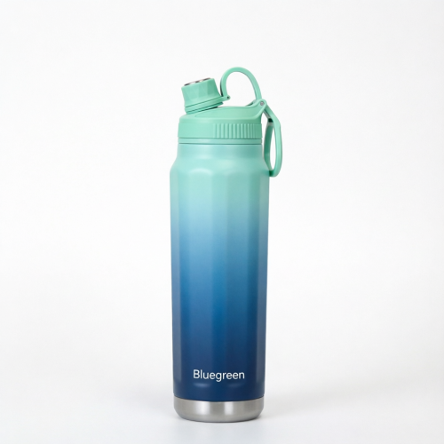 800ml Octagonal Vacuum Flask with Interchangeable Lids