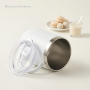360ml Egg-Shaped Stainless Steel Coffee Cup with Handle