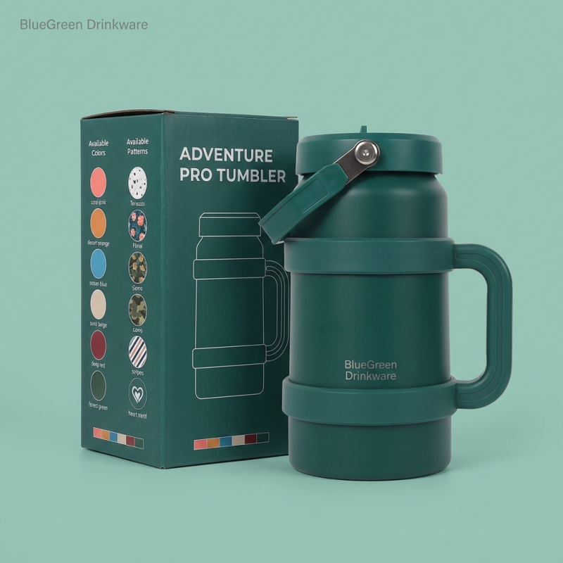 2000ml Dual Handle 304 Stainless Steel Water Jug OEM