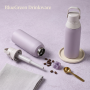 500ml Handle Bounce Lid Leakproof Stainless Steel Sports Flask OEM