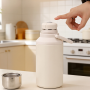 1000ml 316L Stainless Steel Vacuum Jug with Bamboo Handle