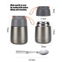 450ml Thermal Food Jar with Carry Strap & Spoon | OEM