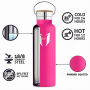 600ml / 20oz Sports Water Bottle With Multiple Lid Options | Custom Water Bottles Wholesale