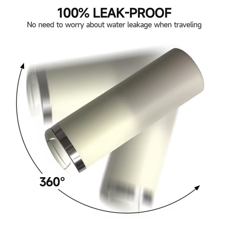 500ml Stainless Steel Coffee Cup with One-Touch Flip Lid