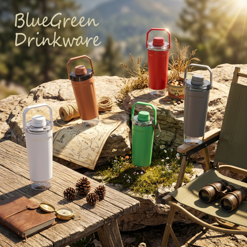 600ml 304 Stainless Steel Shaker Bottle with Tea Infuser OEM