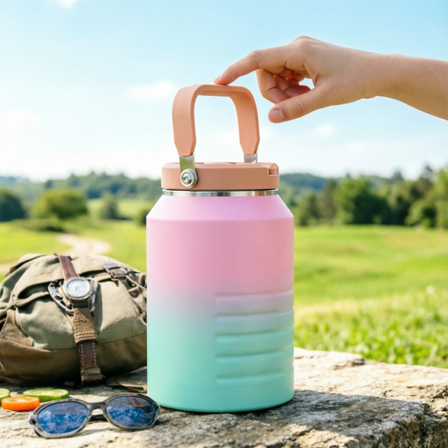 1500ml 304 Stainless Steel Carry Handle Vacuum Flask OEM