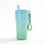 500ml 304 Stainless Straw Tumbler with Wrist Strap OEM
