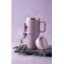 14oz Stainless Steel Tumbler with Handle and Straw Lid