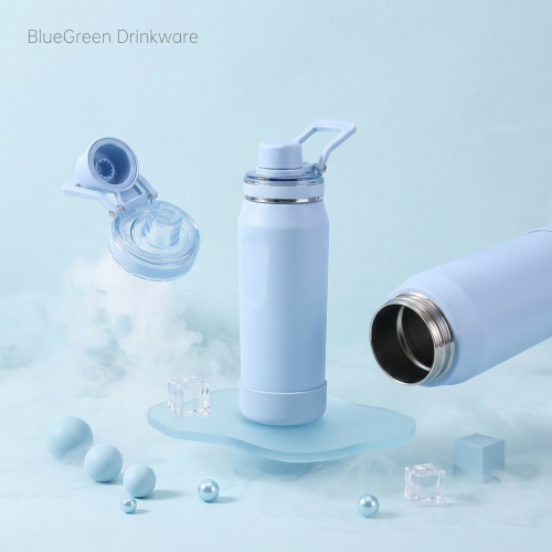 650ml Contoured Stainless Steel Vacuum Water Bottle