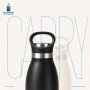 500ml Vacuum Milk Bottle with Carry Loop | Bluegreen