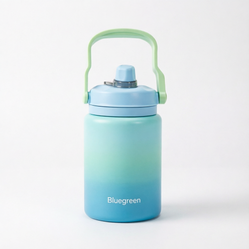 4L Leakproof Stainless Steel Water Jug with Dual-Drink Lid