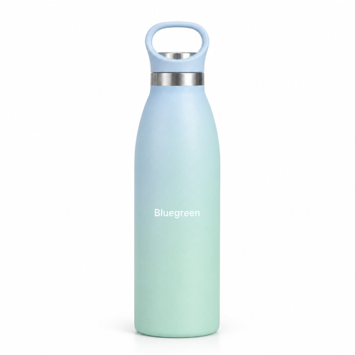 500ml Vacuum Milk Bottle with Carry Loop | Bluegreen