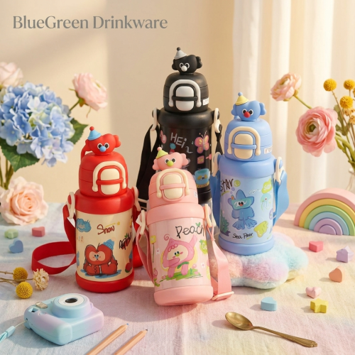 500ml Elephant 316 Stainless Steel Kids Bottle OEM