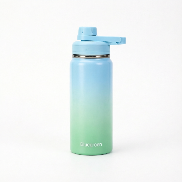 20oz/600ml Multi Lid Stainless Steel Vacuum Flask OEM