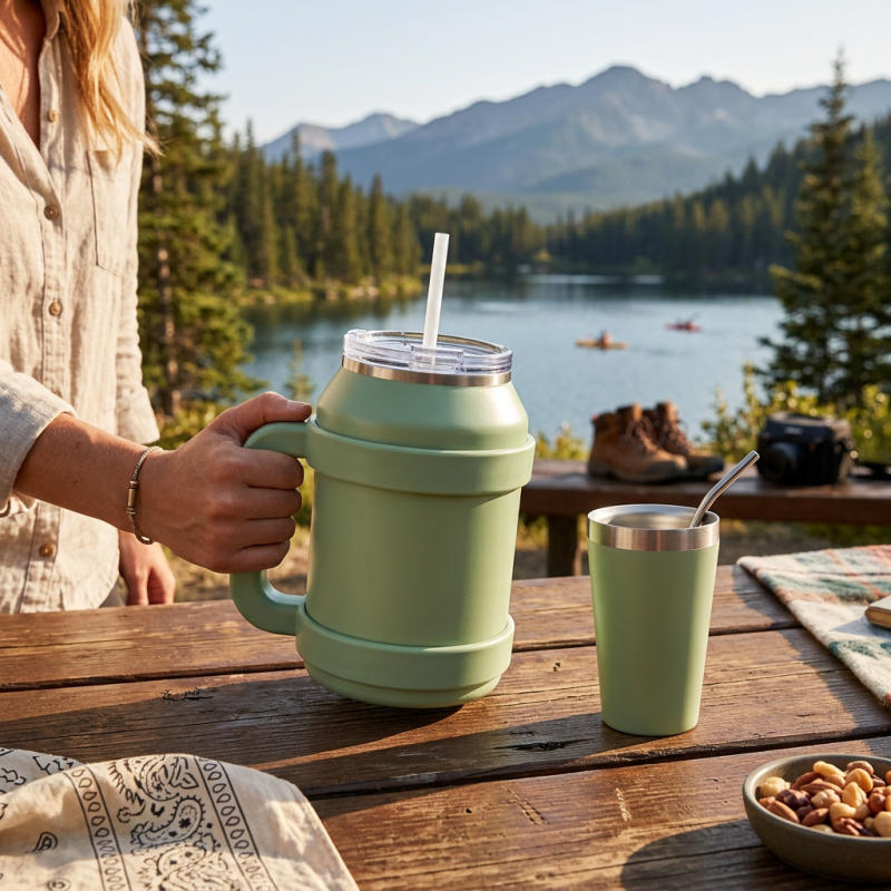 50oz/1500ml Insulated Jug with Handle and Dual-Drink Lid