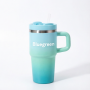 20oz Stainless Steel Tumbler with Handle and Straw Lid