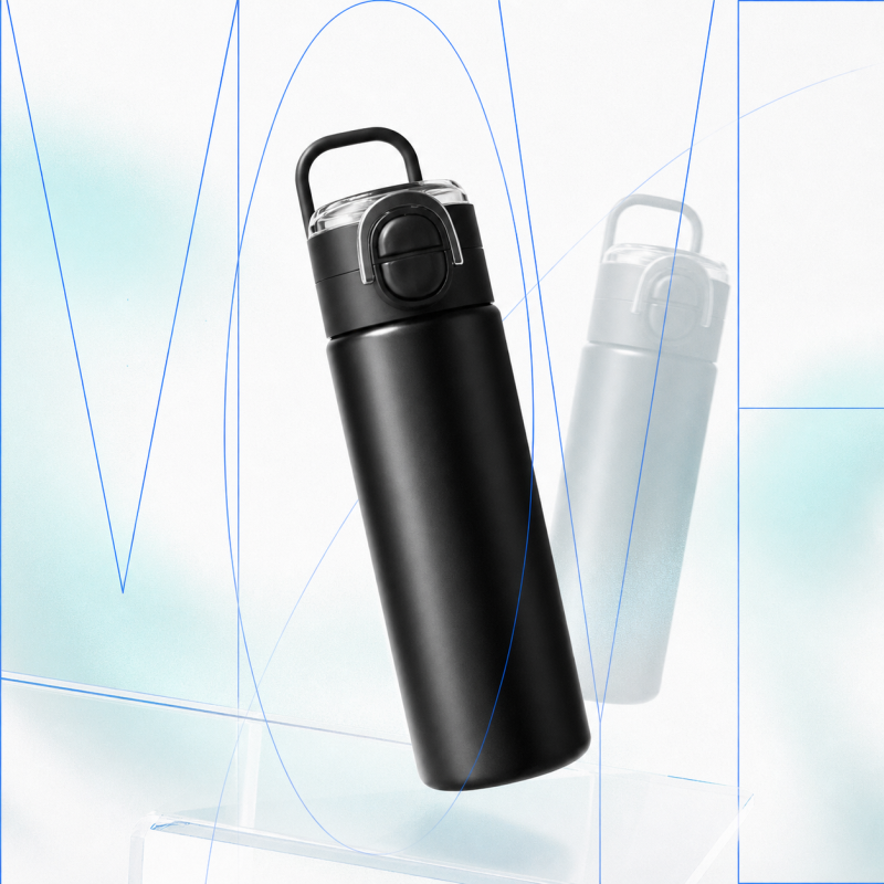 500ml 316 Stainless Steel Dual-Drink Vacuum Flask | Bluegreen