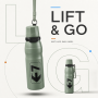 650ml Stainless Steel Sports Vacuum Flask with Straw Lid