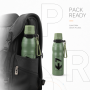 650ml Stainless Steel Sports Vacuum Flask with Straw Lid