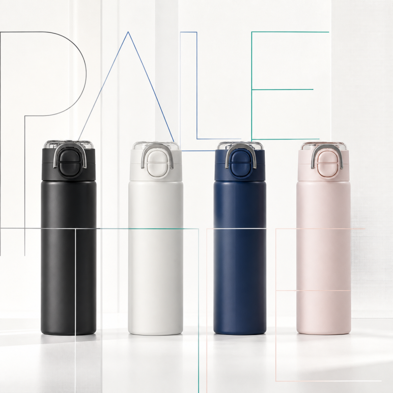 500ml 316 Stainless Steel Dual-Drink Vacuum Flask | Bluegreen